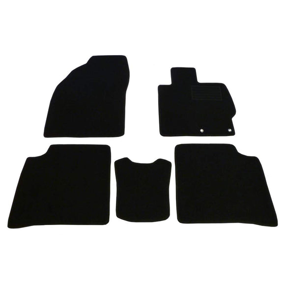 QUORE CAR MAT, FLOOR MAT, TOYOTA PRIUS 30 Series, Early Models, Black, Made in Japan, Non-Slip Shape, Car Mat