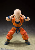 S.H. Figuarts Dragon Ball Z Krillin - The Strongest Man of the Earth - Approx. 4.5 inches (115 mm), PVC ABS Pre-painted Action Figure