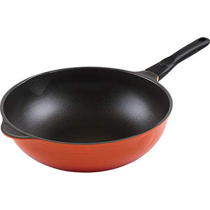 Peace Fraise Frying pan Stir-fried vegetables Chinese food Stir-fried pot Calbic 32cm BIG size Titanium barrier coat for gas fire RA-9691