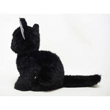 Graceful Cat I - 6856 Soothing CAT Black Cat Plush Toy, Total Length 8.7 inches (22 cm)