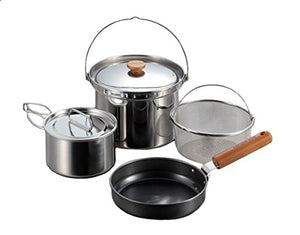 Captain Stag UH-4201 Field Chef Cooker Set 4