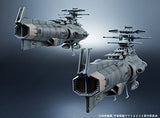 Warship Encyclopedia: Space Battleship Yamato 2202, 12000 Scale, Main Earth Federation Battleship, Dreadnought-class, 2 Pc Set, Approx. 4.9 inches (125 mm) ABS amp PC, Pre-painted Movable Figure