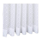 Kawashima Woven Celcon Filmo Lace Curtain 1.5 times more folds 1 piece 200 x 223 cm DC1047S I Ivory