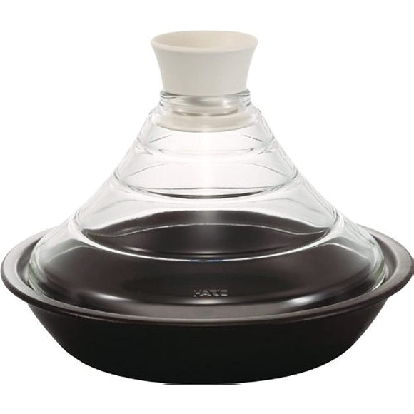 hariogurasu Lid and Glass tazin Pan Ceramic Induction Microwave for TNI – 200PW Peach White 5735ai
