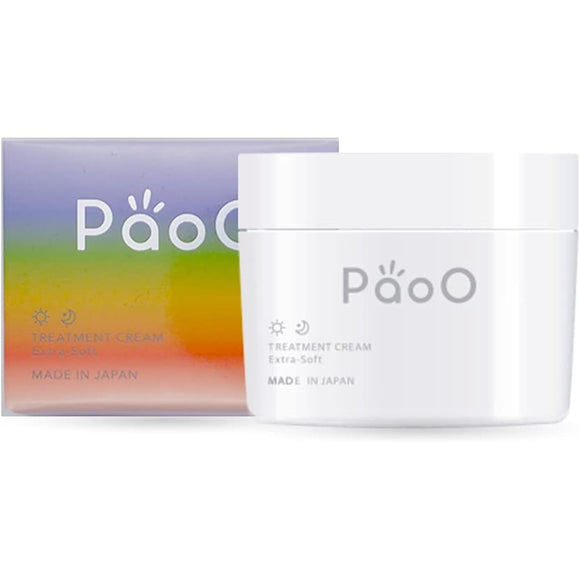 PaoO Treatment Cream Extra Soft (Nano, Moisturizing, Cream, Whitening, Sensitive Skin, Penetration, Rough Skin, High Moisturizing, No Additives) 50g