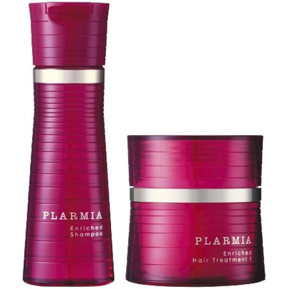 Milbon Plamia Enriched Shampoo 200mL + Treatment F 200g Set