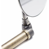 MOTOR ROCK MR-HC069H JCMA Mirror Bar End, φ3.1 inches (80 mm), Hairline, 1. Brass