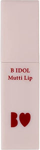 B IDOL Mutchi Lip 03 Teasing Plum 4.5g New Standard Matte Tint Cloud Moisturizing Color Retaining Vegetable Oil Blend