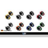 Dimotiv DMV M8 Handlebar End Cap Handlebar Caps (Screw Thread) Orange DI-HCS-C8-O