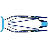 MDF GRAPHICS KIT V-STROM 1050 (20) FRONT Top Parts, Blue Type, Attack Model M20VS10-A-BU-FT