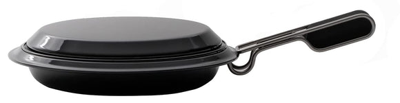 Object Enameled Skillet Plate, 9.8 inches (25 cm), Black