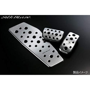 SILK BLAZE ALUMINUM SPORTS PEDAL AXLE BRAKE FOOT REST 3P C-HR SB-ASP-CHR