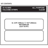 STOMPGRIP [Stromp Grip] Traction Pad Universal 108x394mm Strips Volcano Clear 44-10003