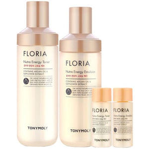 Tony Moly Floria Nutra Energy Lotion (Toner) + Emulsion (Lotion) Set