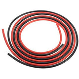 12 Gauge 12AWG Drone Soft Silicone Cable Red Black Set of 2 (12AWG 3M Red Black Set)