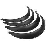 Over fender 50mm 4 pieces set General -purpose Barphen Hamitai Sedan Light Vehicle Minivan Wagon Light Tiger PP Black