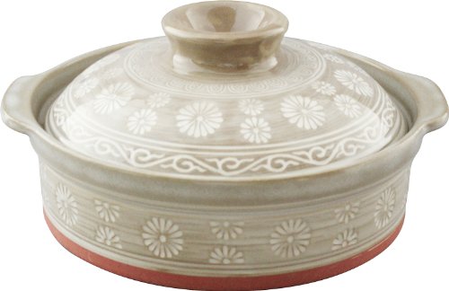 Banko ware Isuzu kiln IH compatible clay pot No. 6 for 1 person Mishima