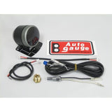Autogauge 52Aotswl270 SM52 Oil Thermometer, Black Face White LED, With Warning Function, 52 Pies