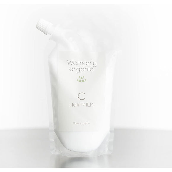 Womanly Organic Ceramide Hair Milk Firmly moisturizes dry and curly hair Gentle on the skin, no additives Suitable for those with sensitive skin (200ml, white)