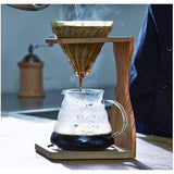 HARIO VSS-1206-OV V60 Olive Wood Stand Set