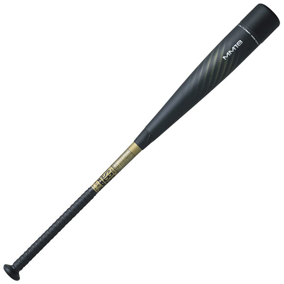 SSK (SSK) Baseball Rubber FRP Bat MM18 Middle Balance SBB4023MD Black x Gold
