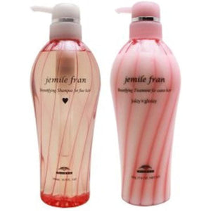 Milbon Gemile Fran Shampoo Heart H 500ml + Treatment Juicy Glossy 500g Set