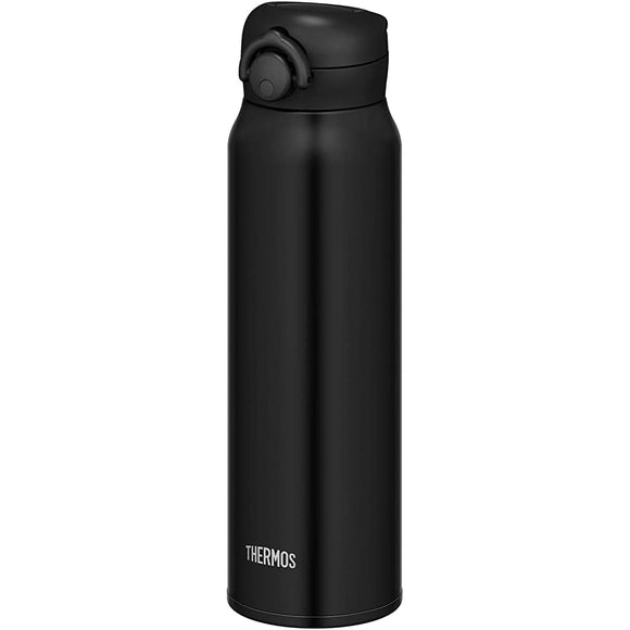 Thermos JNR-751 MTBK Water Bottle, Vacuum Insulated Travel Mug, 25.4 fl oz (750 ml), Matte Black