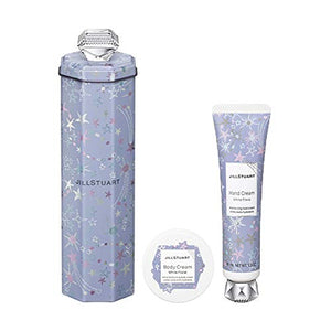 JILLSTUART 2020 Christmas Coffret Dreamy Stars Gift Body Cream & Hand Cream White Floral