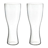 Shotoku Glass Usuhari Glass Beer Glass Pilsner 12.8 fl oz (355 ml), Set of 2 in a Wooden Box