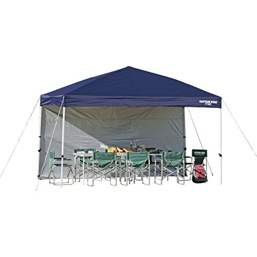CAPTAIN STAG Tent Tarp Sun Shelter Side Panel UV-S Navy M-328