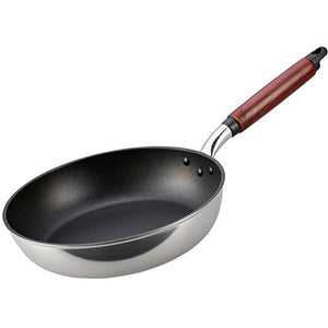 Hokuriku Aluminum Frying Pan 26cm For gas fire only Lightweight cast style light Teflon processing Made in Japan