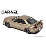 CARNEL 1/43 Nissan Skyline GT-R Mspec Nur (BNR34) 2002 Silica Brass Finished Product