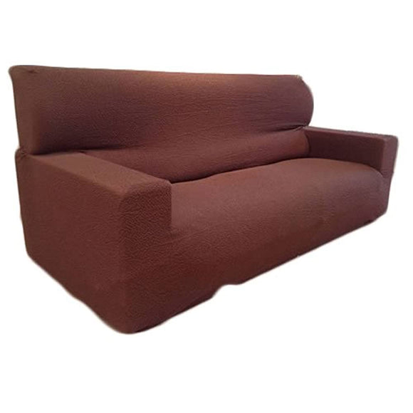 Arie Sofa Cover, Claire, For 3 Seater with Armrests, W 67.9 - 78.7 x H 31.5 x D 19.6 inches (170 - 200 x 80 x 50 - 60 cm), Brown