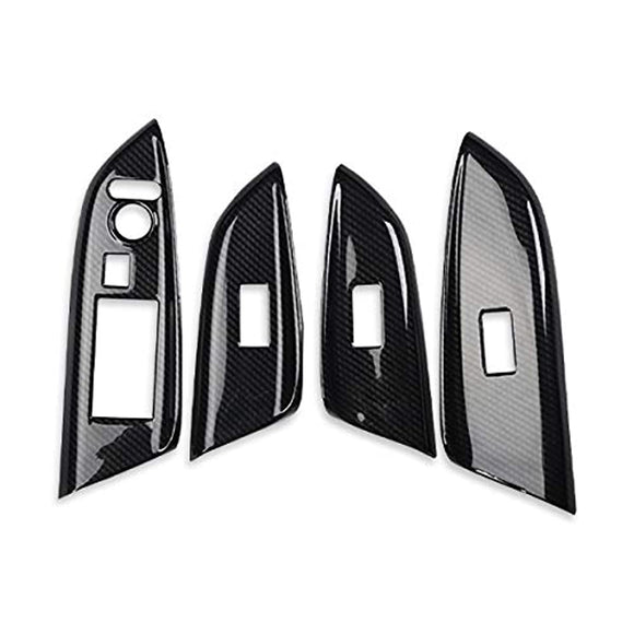 Felimoa Door Switch Panel for Honda Shuttle Carbon Tone Interior Panel (Set of 4)