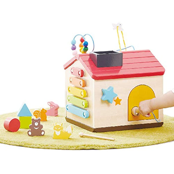 Ed Interter Wooden Toy, Welcome Forest Exciting House (For 1 Year Old and Up)