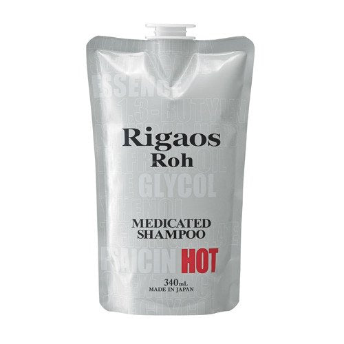 Rigaos Low Medicated Scalp Care Shampoo HOT Refill (340mL)