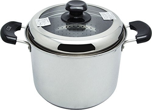 Peace Fraise Two-handed Pot Boiled Pasta Pot Millend 22cm Stainless Steel Aluminum Crimped Three-Layer Bottom IH Compatible MR-5711