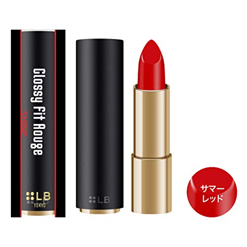 Ikei LB Glossy Fit Rouge Shine Summer Red Lipstick Unscented 24.2g