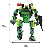 Mybuild Patented Block Building Toy Green Trooper Bricks to Fantastic Robot