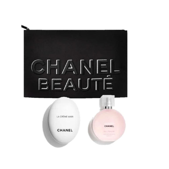 Chanel CHANEL Must Have Set (La Creme Man Hand Cream, Eau Tendre Hair Mist, Pouch) Limited