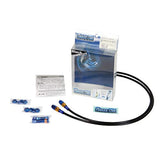 Swage LINE PAFB823 Front Brake Hose Kit, Aluminum (Gold/Blue) Black Smoke Hose, XL883N [IRON 883] (09-13)