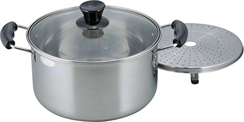 Wahei Freiz Two-handed pan 26cm with eye plate IH compatible stainless steel pot shop masterpiece NR-7735