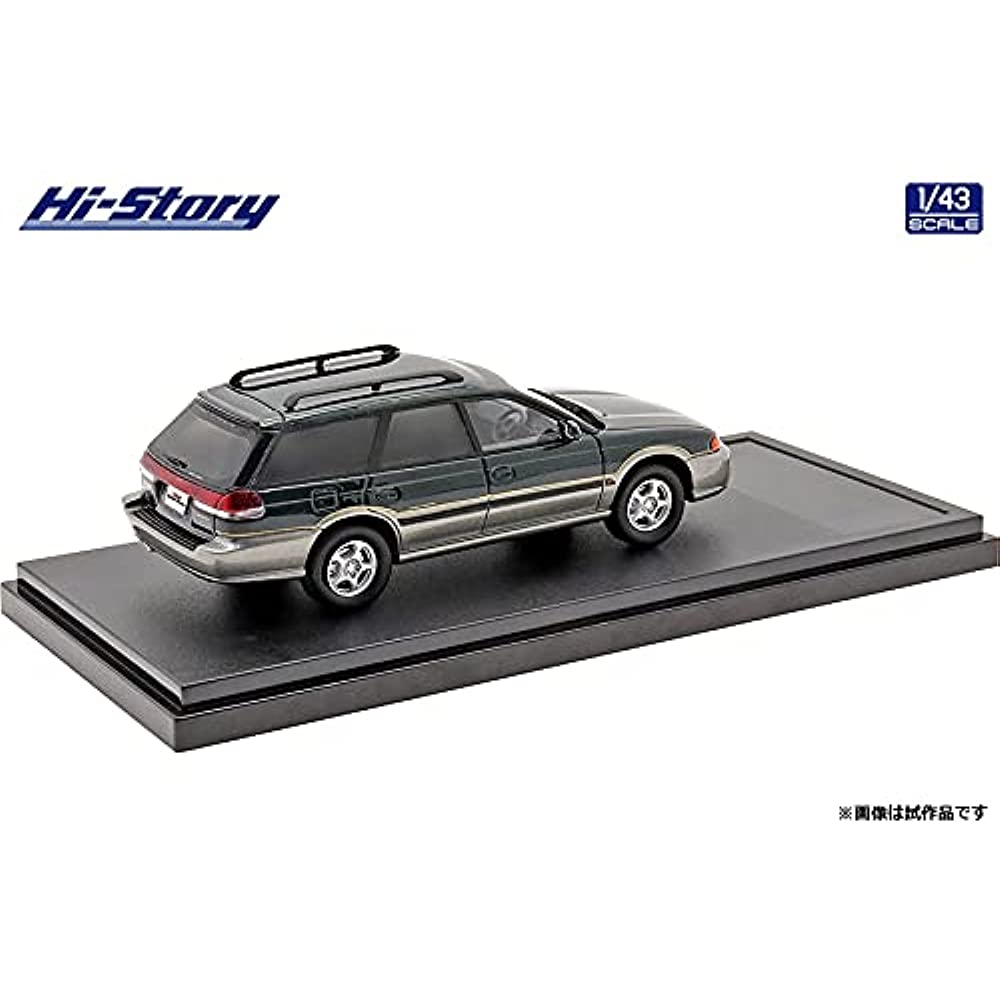 Hi Story 1/43 Subaru Legacy GRAND WAGON (1996) Vintage Green Mica / Gray  Opal Finished Product