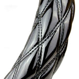 Clazzio Double Stitch Quilt Handle Cover S Size Gloss Black x Black Stitch [09HEF0039KK]