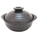 MIYAWO ME107 Thermatec IH Earthenware Pot, Black, No. 10