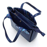 Sanrio Hello Kitty Tote Bag (Hello Kitty Tartan), Navy