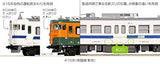 KATO 10-1535 N Gauge 415 Series, Tokiwa Line, New Color, 7 Car Basic Set, Railway Model, Train