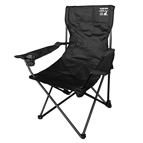 Captain Stag (CAPTAIN STAG) Outdoor chair Jouur Reclining Lounge with Drink Holder