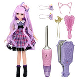 Takara Tomy Licca Doll Niji Kyunkar Licca-chan Doll Dress Up Toy for Playing House Toys Ages 3 and Up Passed Toy Safety Standards, ST Mark Certified