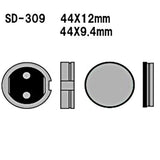 Vesrah SD-309 BRAKE PADS ORGANIC